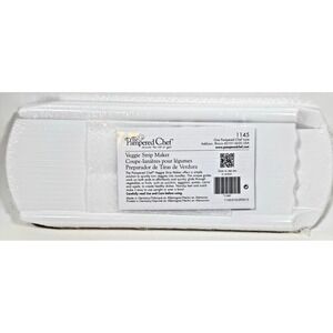 Pampered Chef Veggie Strip Maker 1145 White Zucchini Noodle New